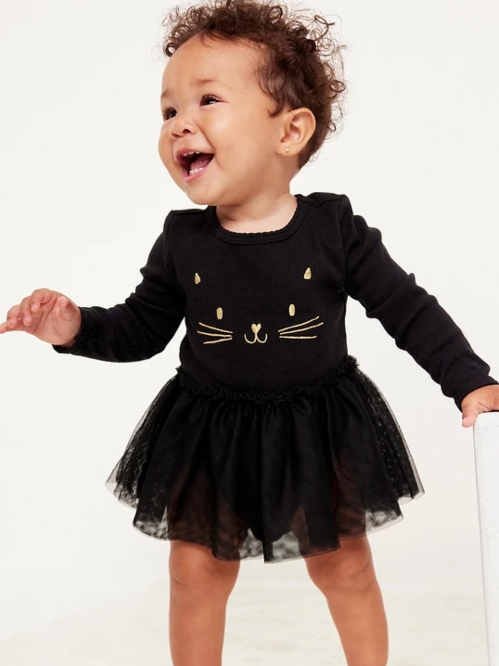 NWT Old Navy Black Cat Tutu bodysuit dress